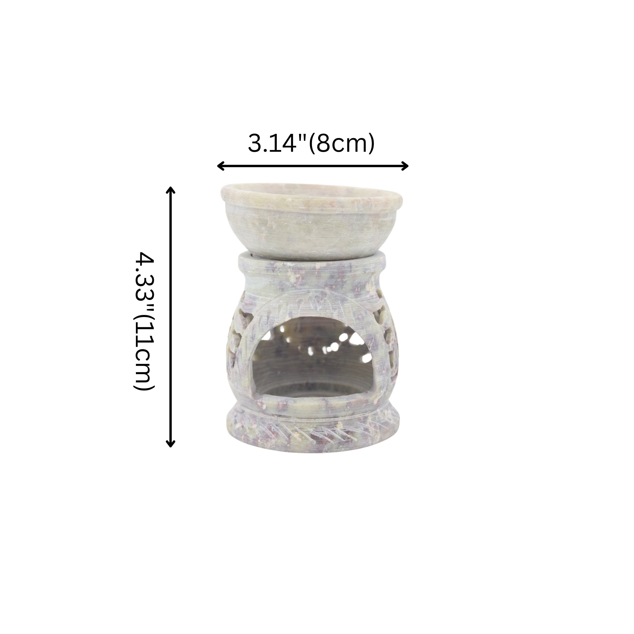 Natriel Soapstone T-light Candles Holder 
