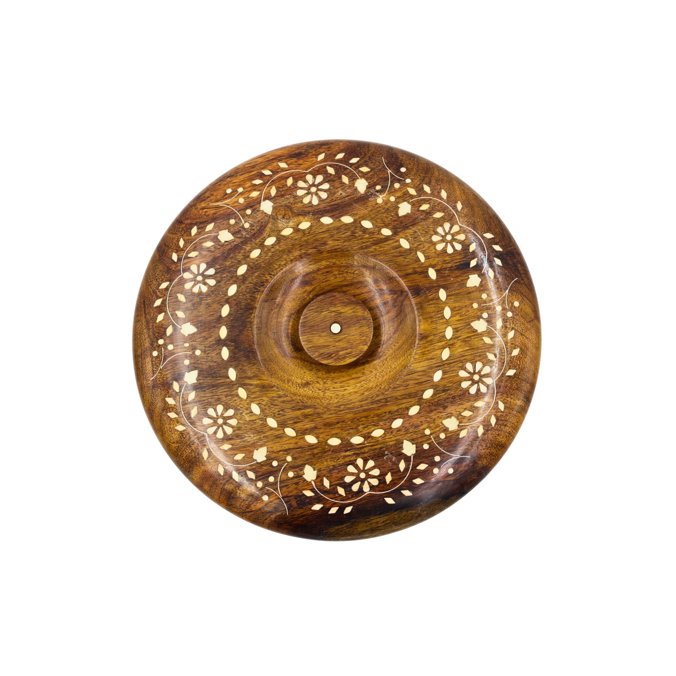 Natriel Wooden Inlay Chapati Box