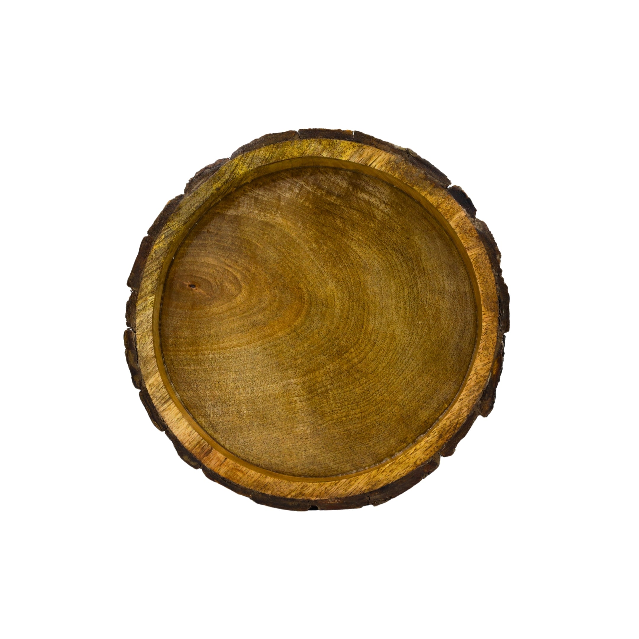 Natriel Wooden Round Tray 