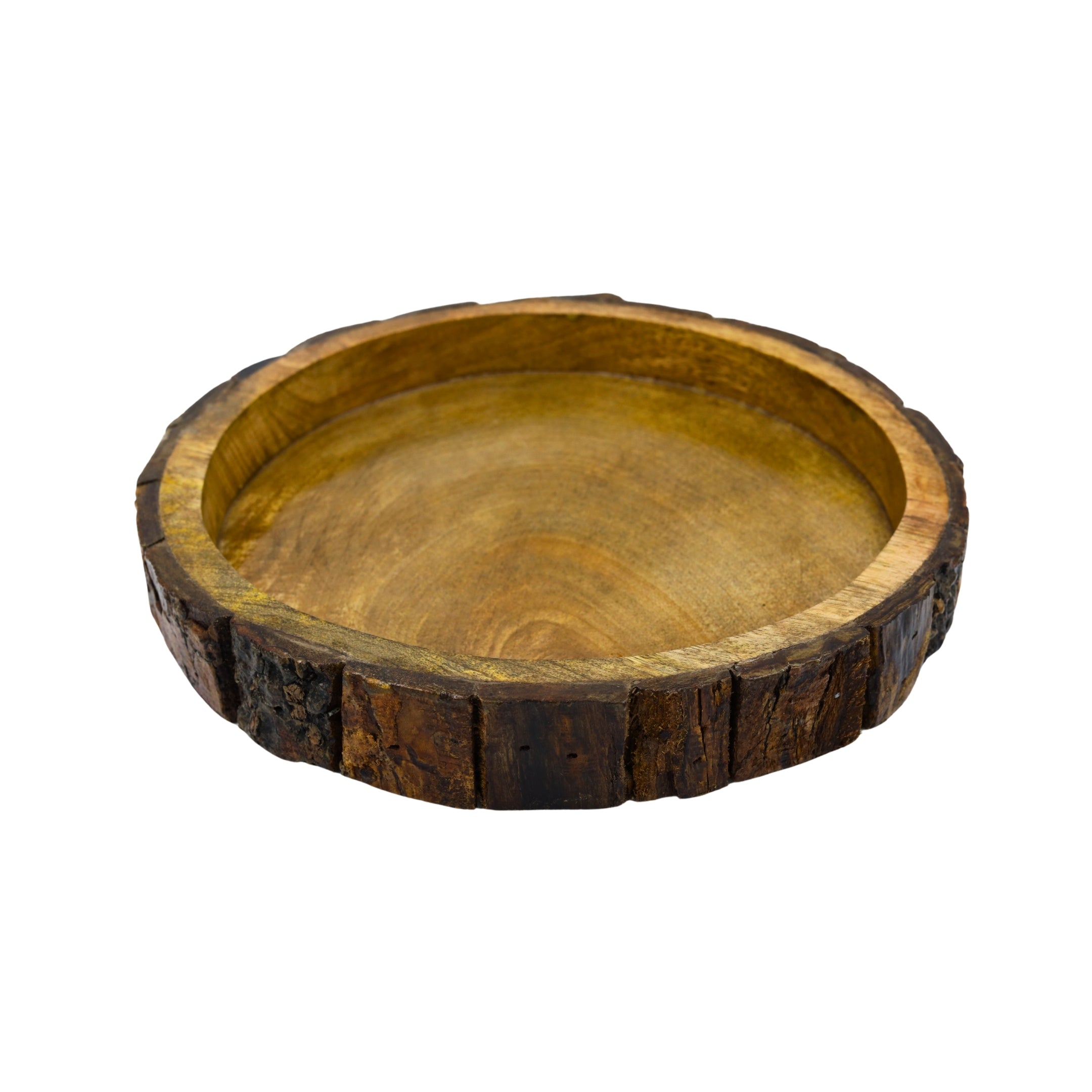Natriel Wooden Round Tray 