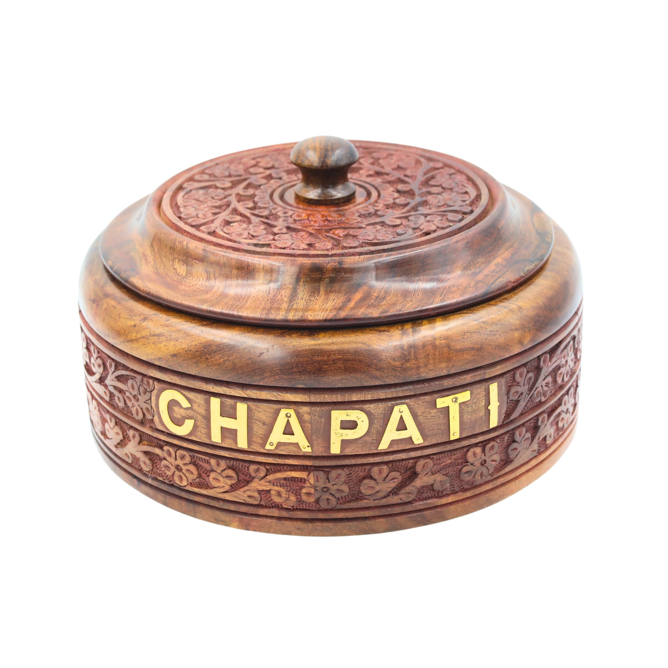 Natriel Wooden carving Chapati Box