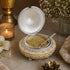 Ornamental Enamel Peach Dry Fruit Serving Bowl 