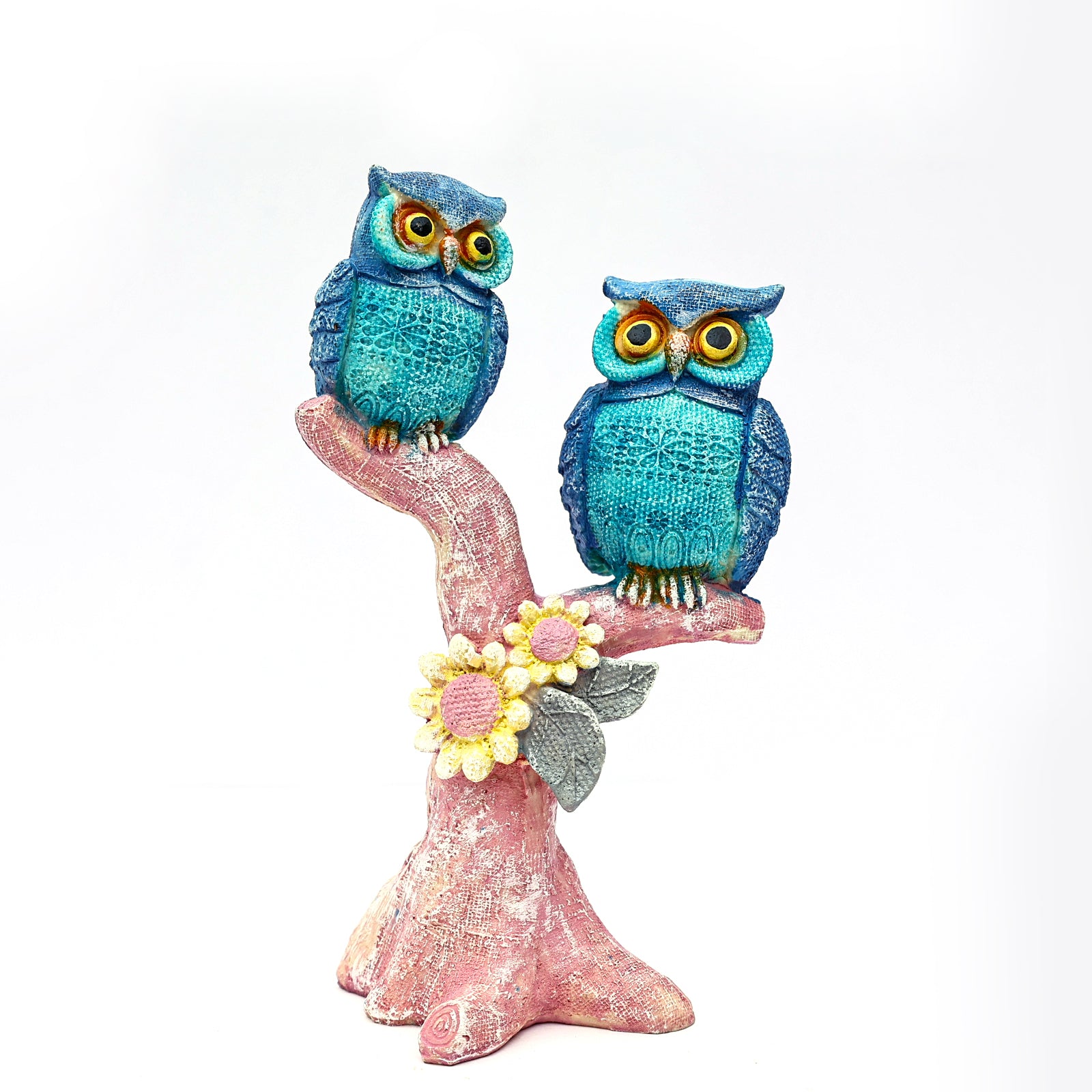 Owl Couple on a tree branch