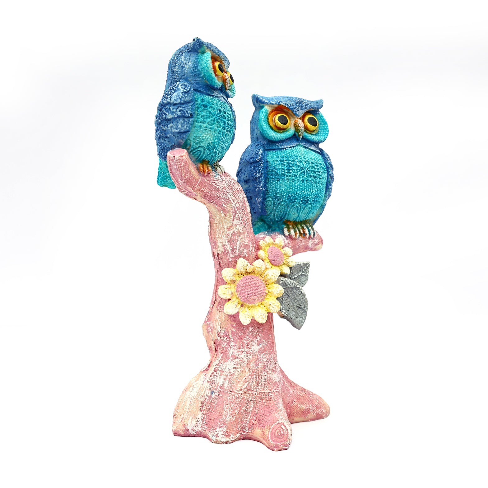 Owl Couple on a tree branch