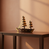 Premium Wooden Sailboat Model – Home Décor Item