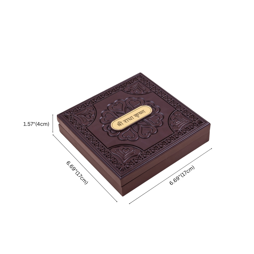 Radha Krishna Premium Pooja Gift Box/Pooja Peti 