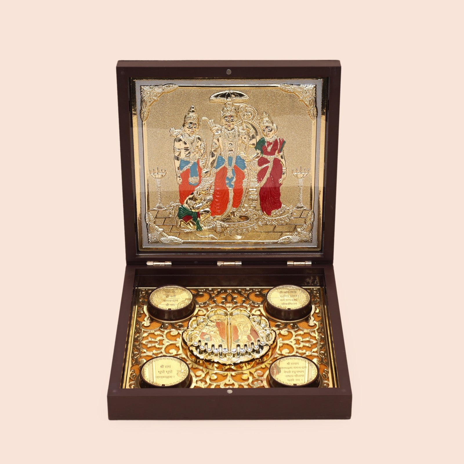 Ram Darbar Premium Pooja Gift Box/Pooja Peti 