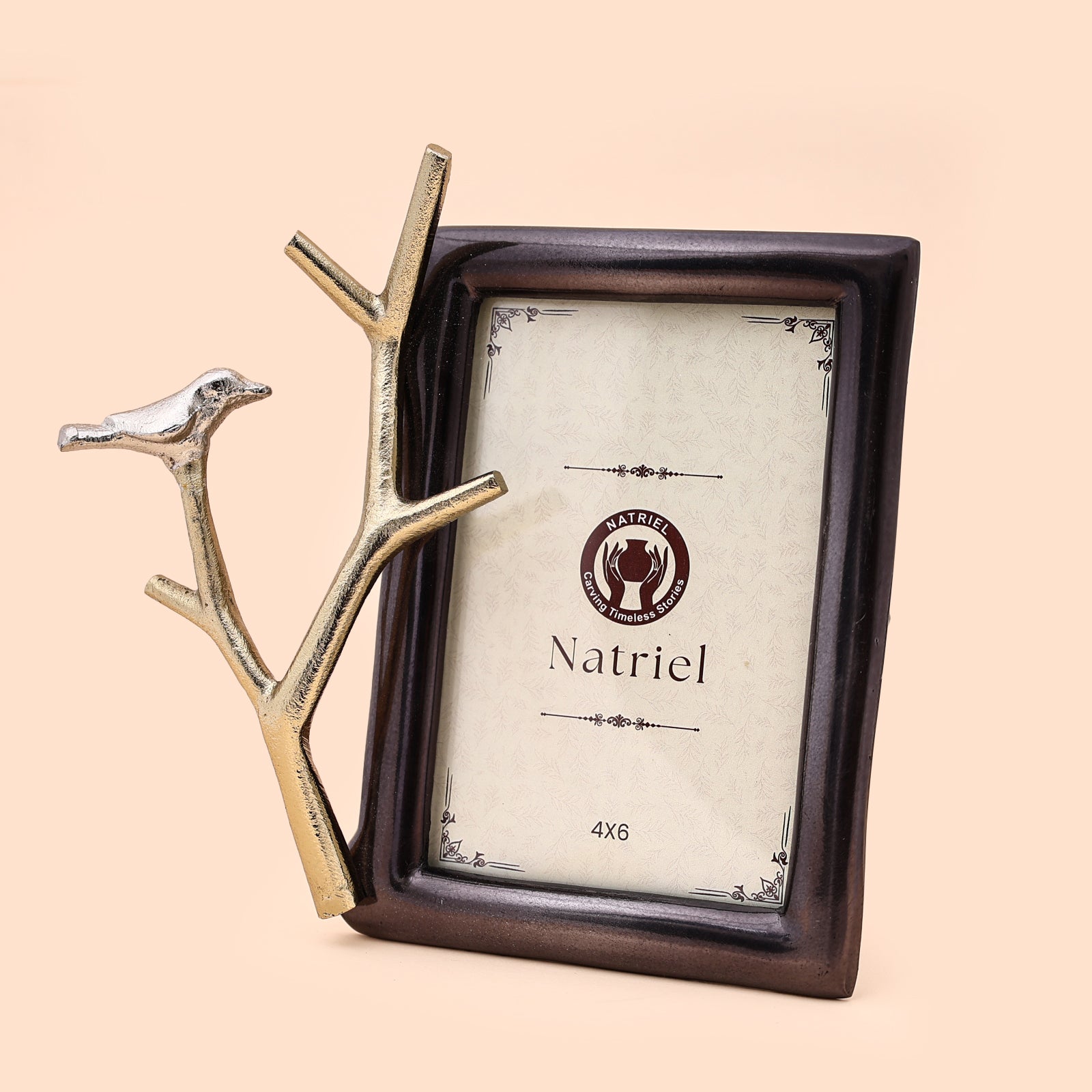 Metal Bird Aluminium photo frame (Set of 2) – Natriel