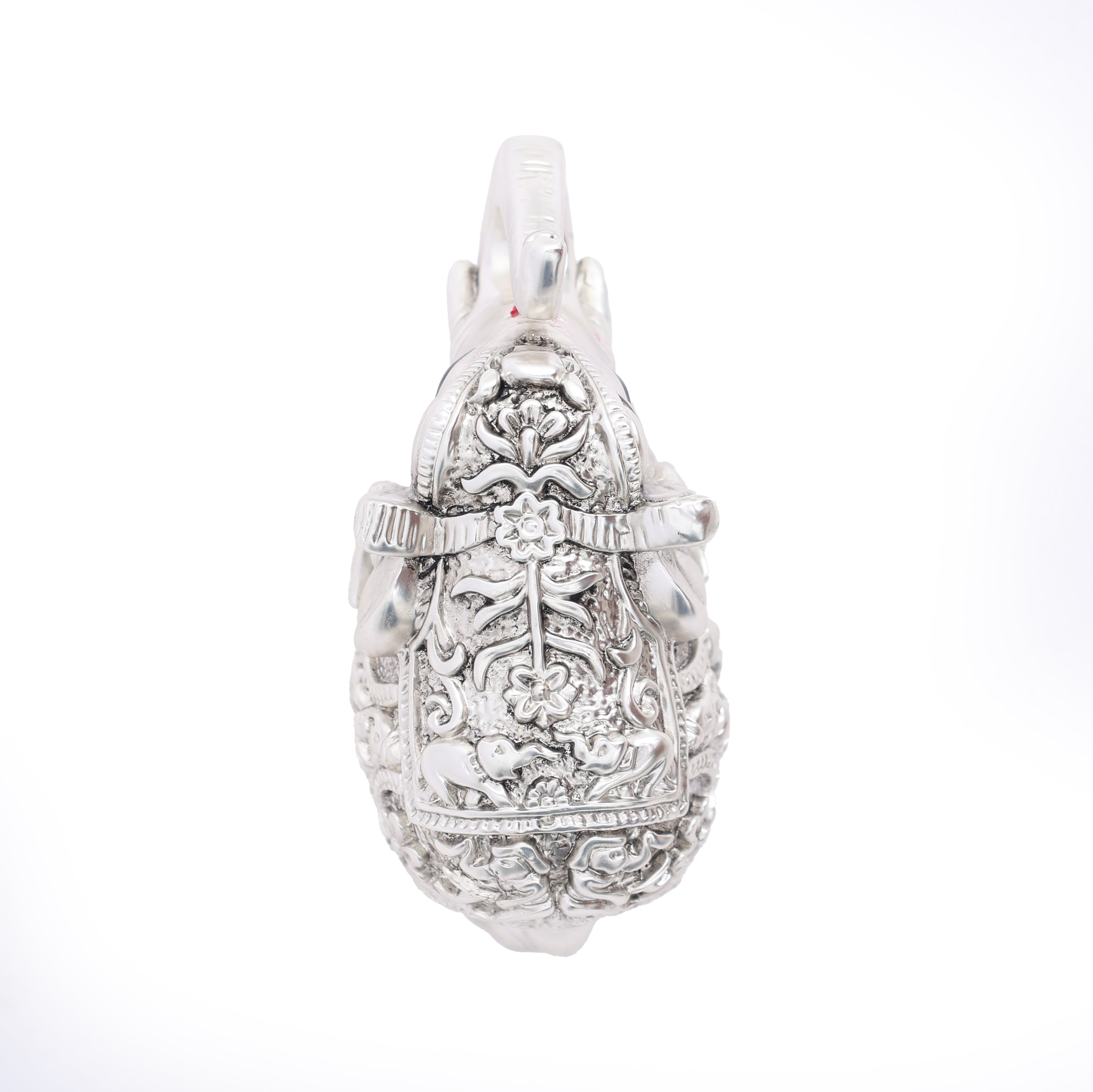 Silver Plated Decorative Elephant Figurine - Home Decor Item