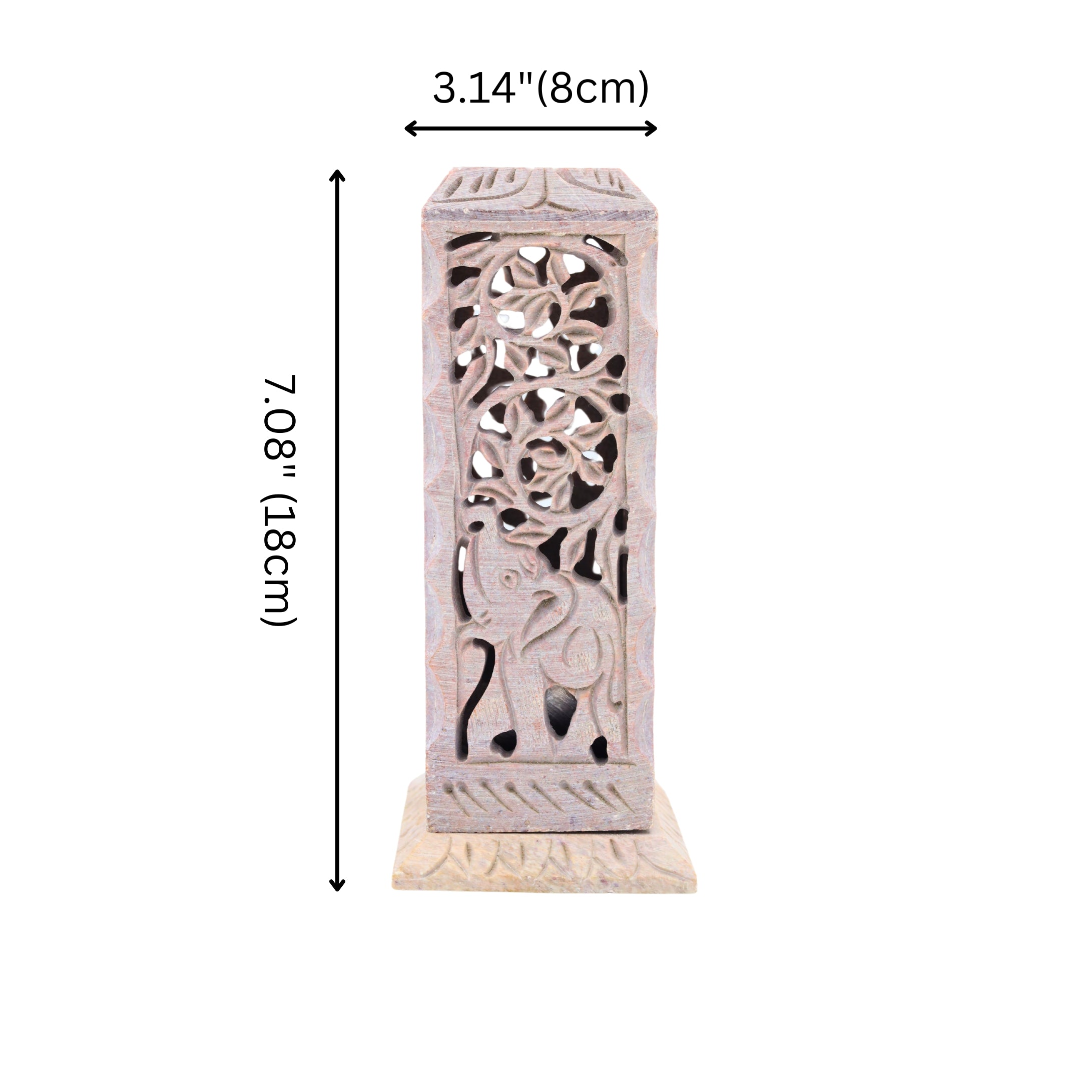 Soapstone Incense Stick/Candle Holder 