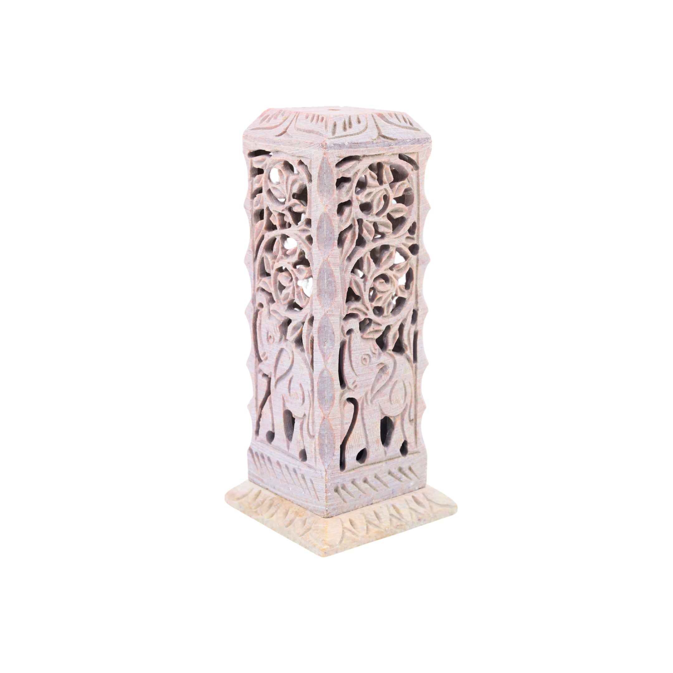 Soapstone Incense Stick/Candle Holder 