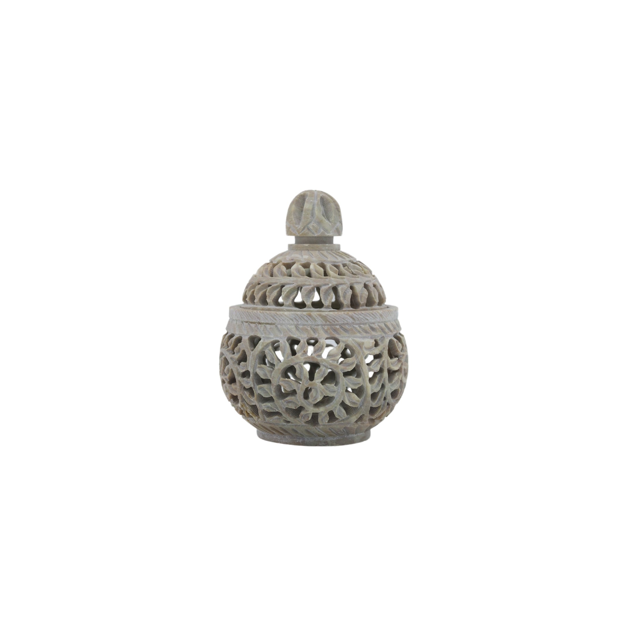 Soapstone T-light Candle Holder