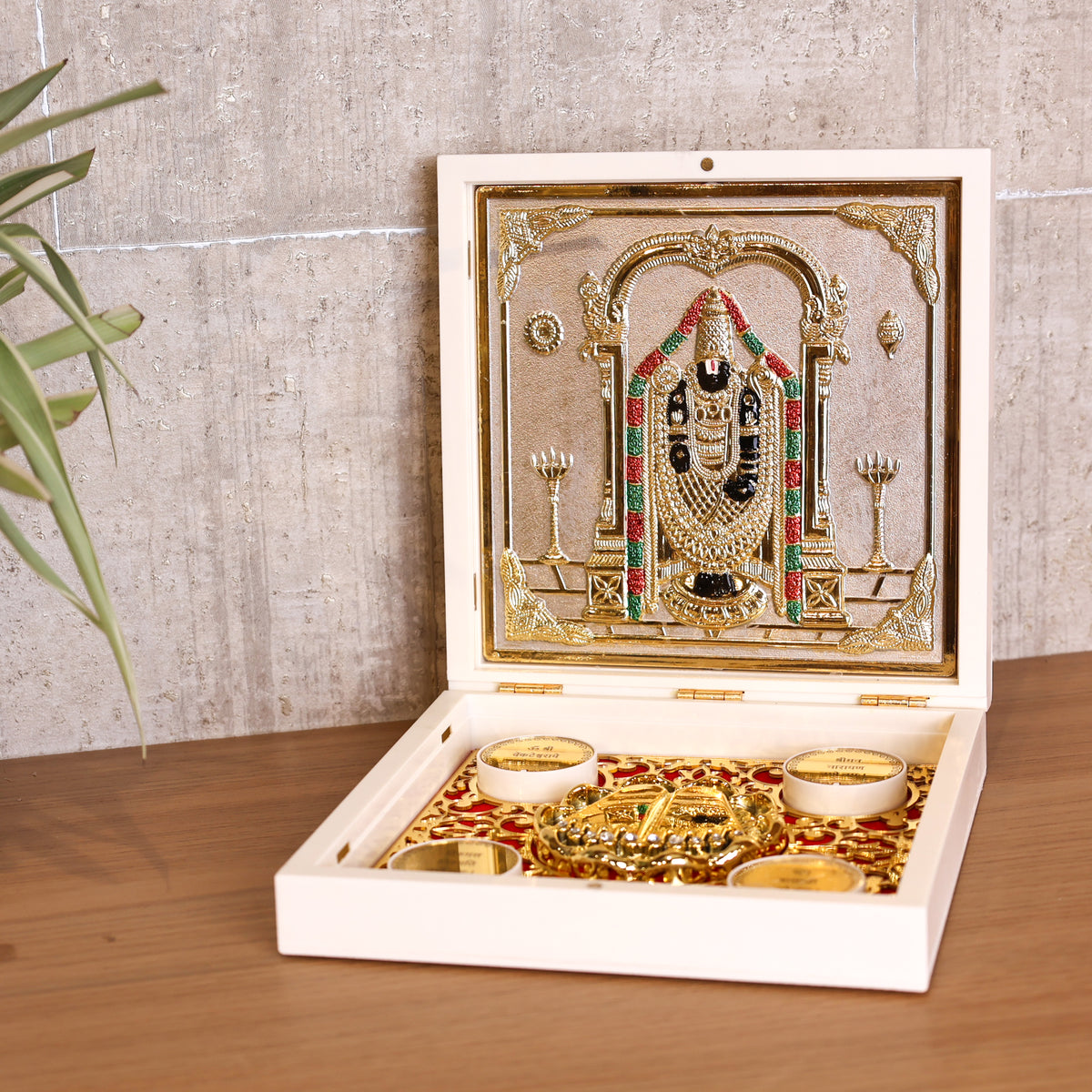 Tirupati Balaji Charan Paduka - Premium Pooja Box – Natriel