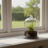Transparent Glass Dome Jar with Lid – Cloche Jar for Kitchen