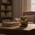 Vintage Brass Owl Statue – Home and Office Décor
