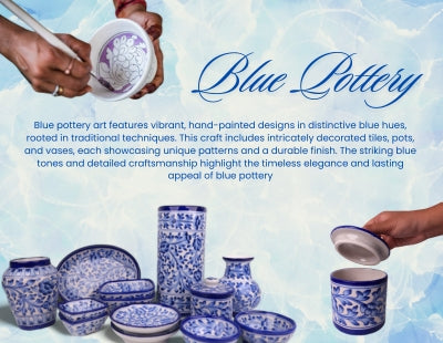 Blue Pottery art