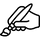 Illustration of a hand holding a paintbrush