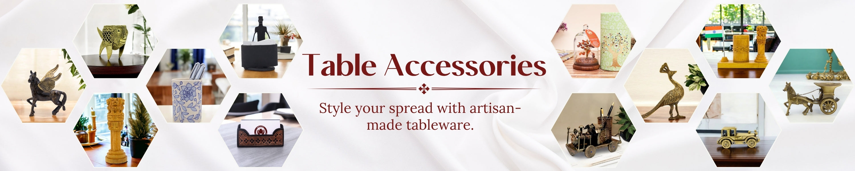 Accessory Table Handcrafted Table Accessory Items for Home & Office at Natriel
